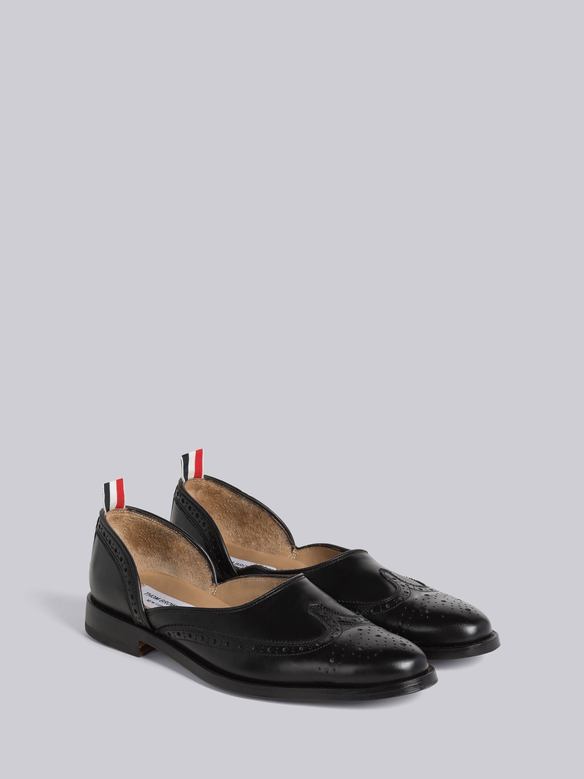 slip-on brogue shoes - 3