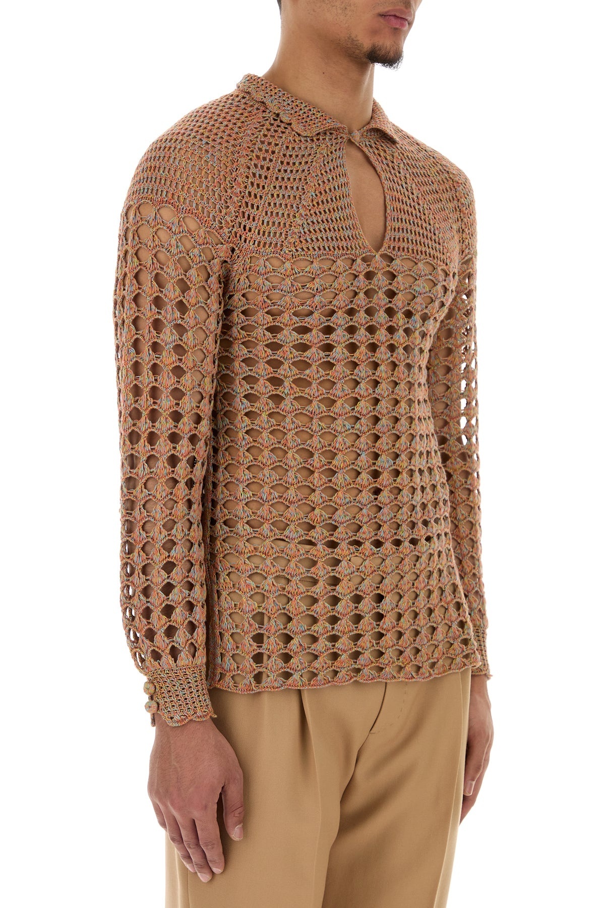 Multicolor crochet sweater - 3