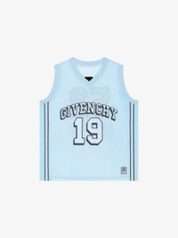 【GIVENCHY】23SS ロゴ メッシュ バスケットボール ジャージ 青 GIVENCHY】23SS ロゴ メッシュ バスケットボール ジャージ 青
