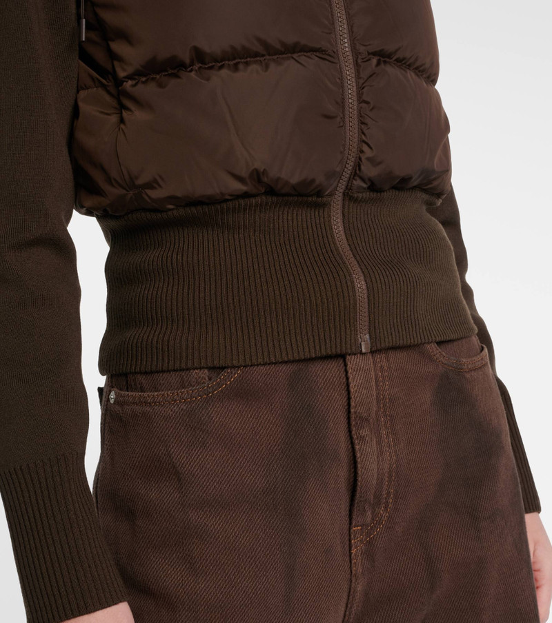 HyBridge® wool-blend down jacket 4