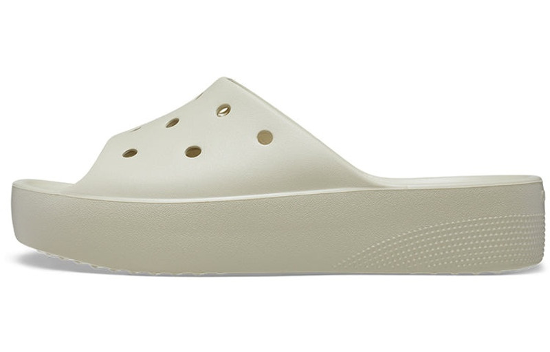crocs (WMNS) Crocs Classic Platform Slide 'Bone' 208180-2Y2 outlook