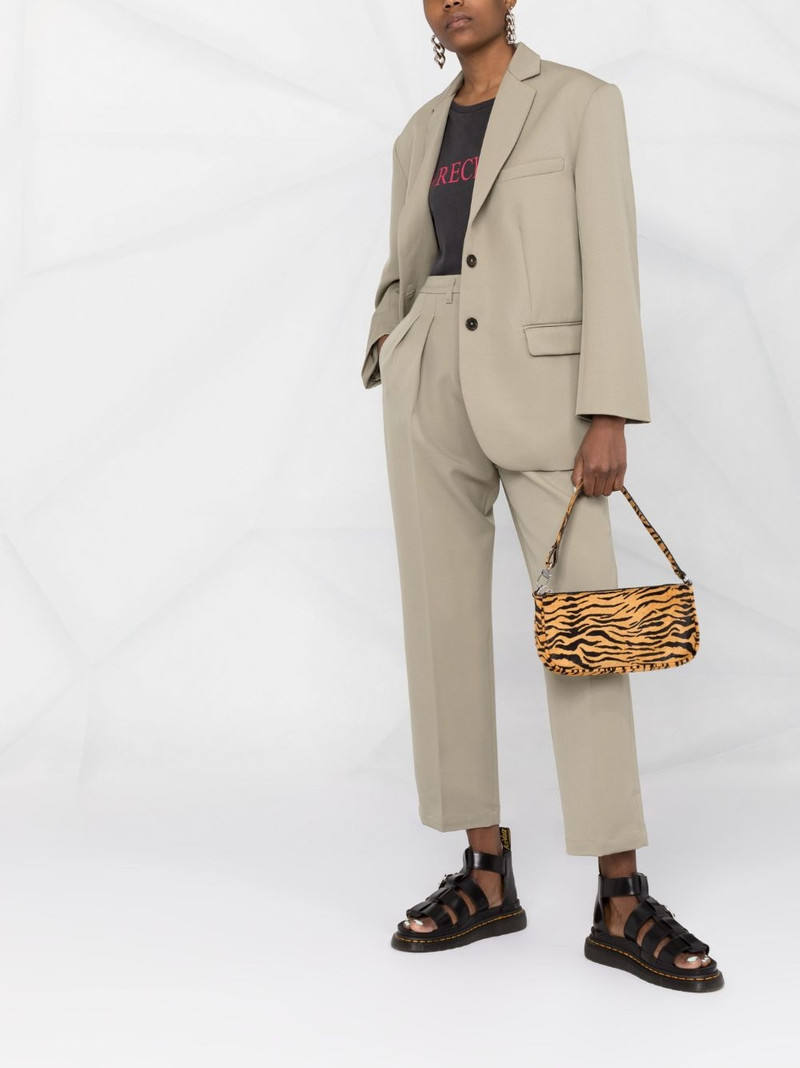 ANINE BING Quinn wool oversize blazer outlook