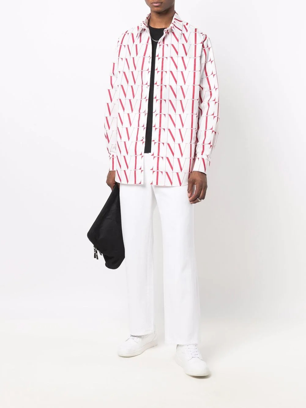 VLTN TIMES print long-sleeve shirt - 2