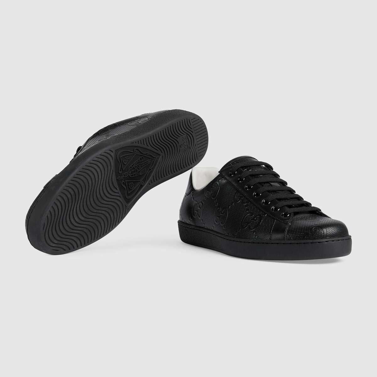 Men's ace gg embossed 2024 sneaker