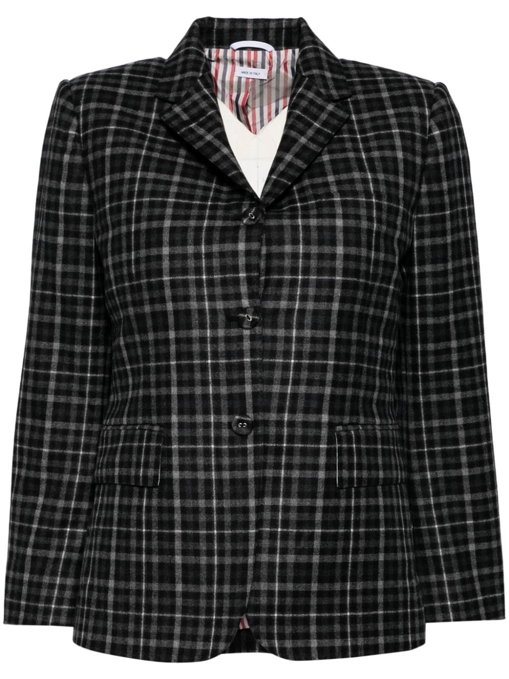 check pattern blazer - 1