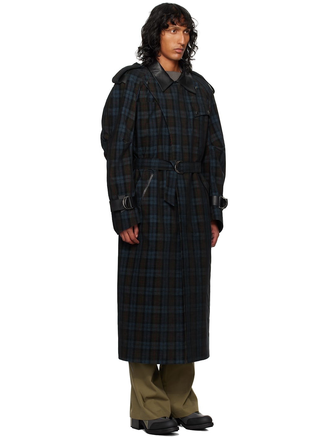 Blue Edward Trench Coat - 2