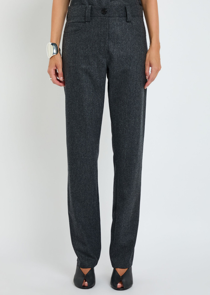 KHAITE Khaite Callum Straight-leg Wool-blend Trousers outlook