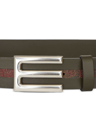 Etro logo-plaque leather belt outlook