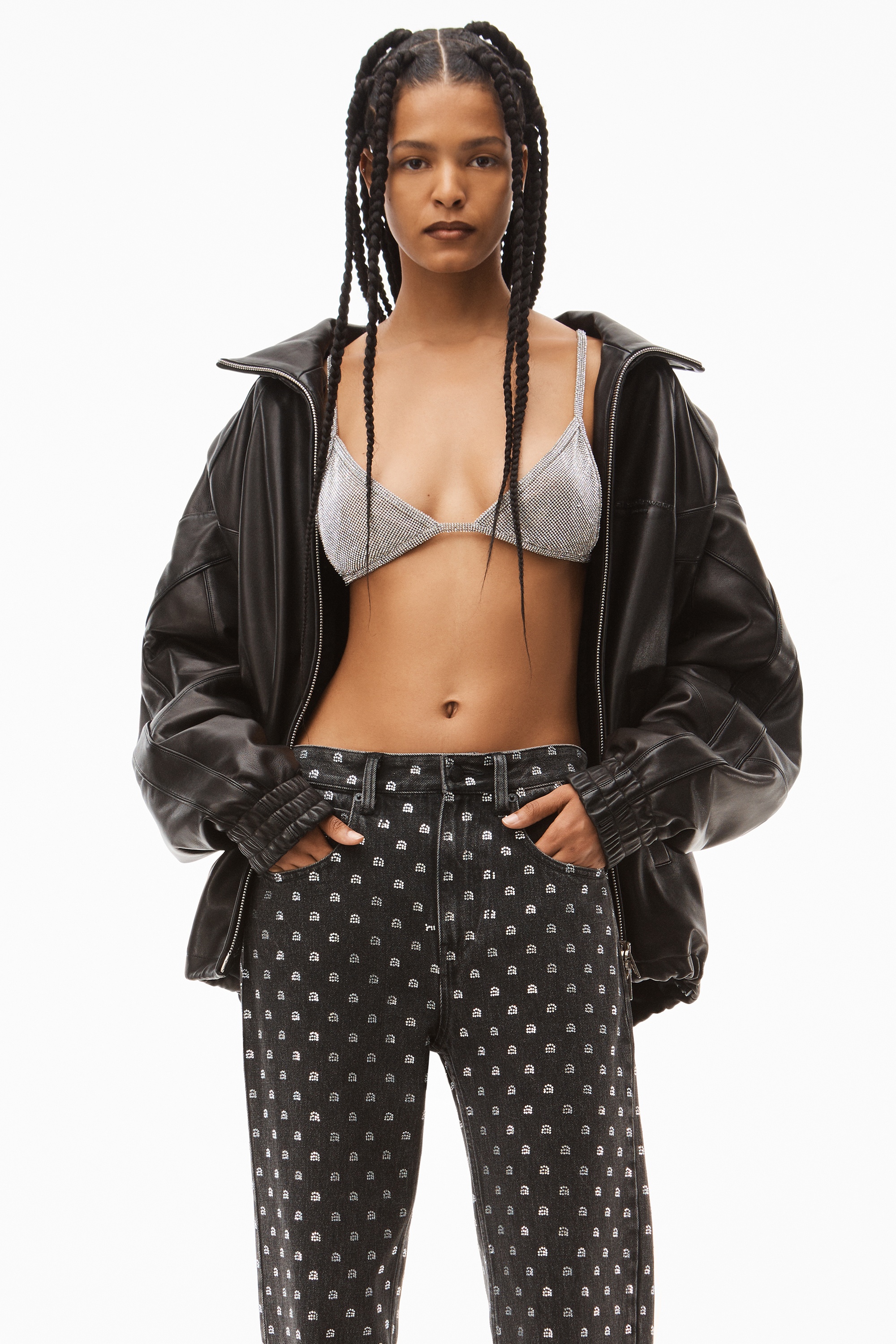CRYSTAL A MIDRISE JEAN IN DENIM - 4