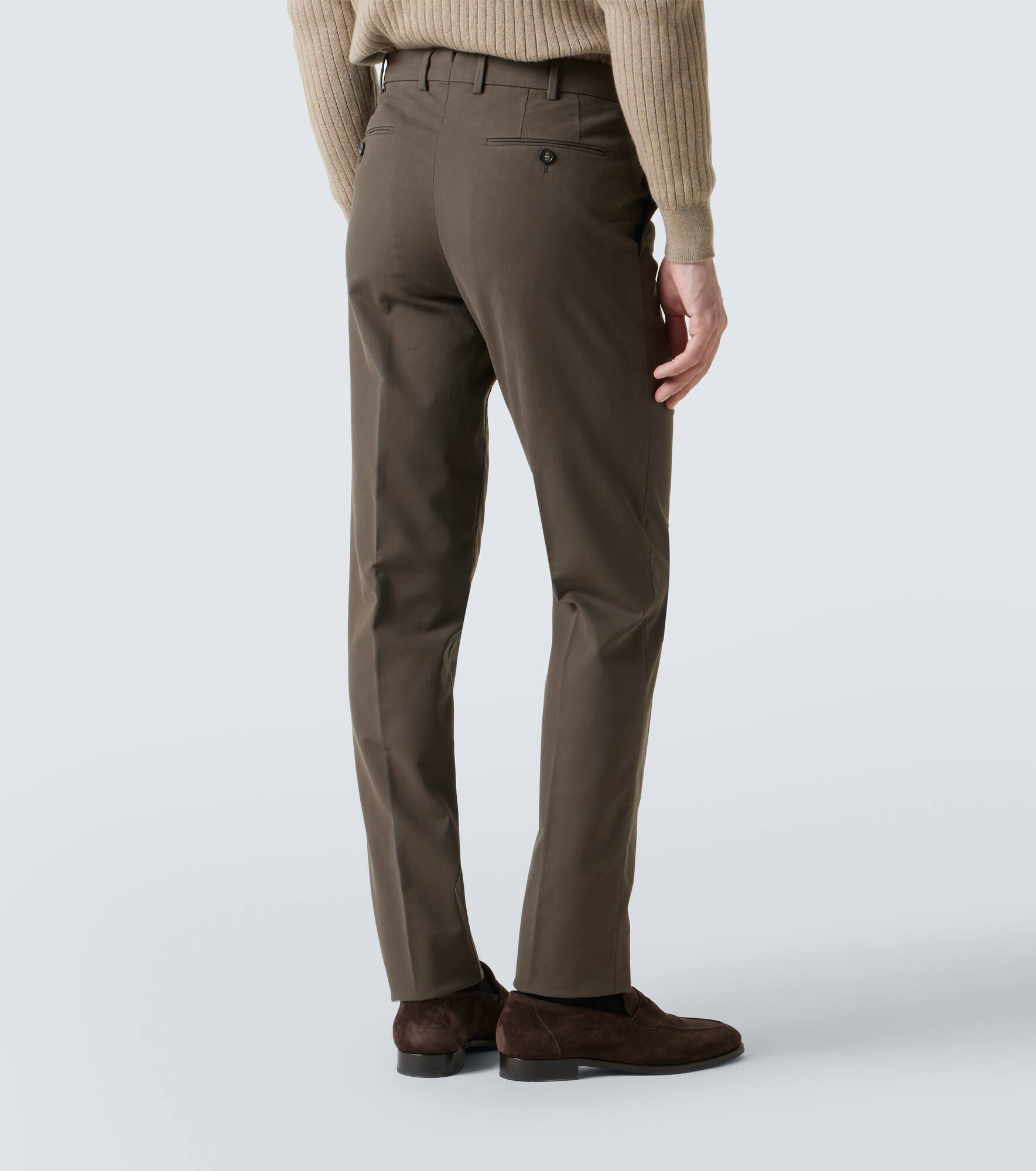 Carlo cotton-blend chinos - 4