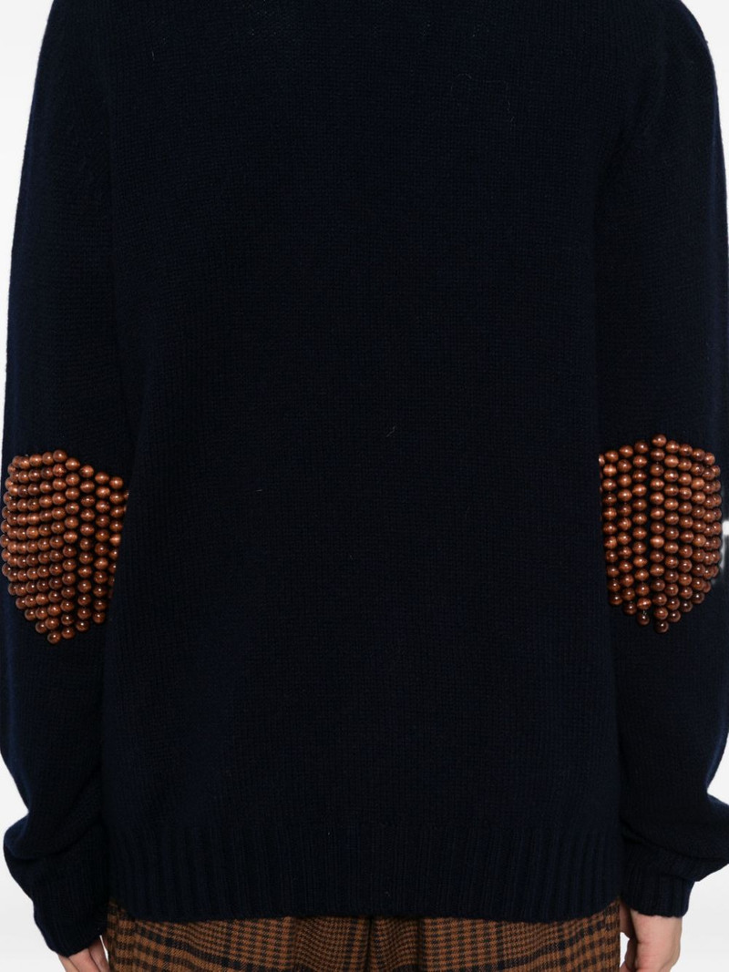 sphere-pad cardigan 5