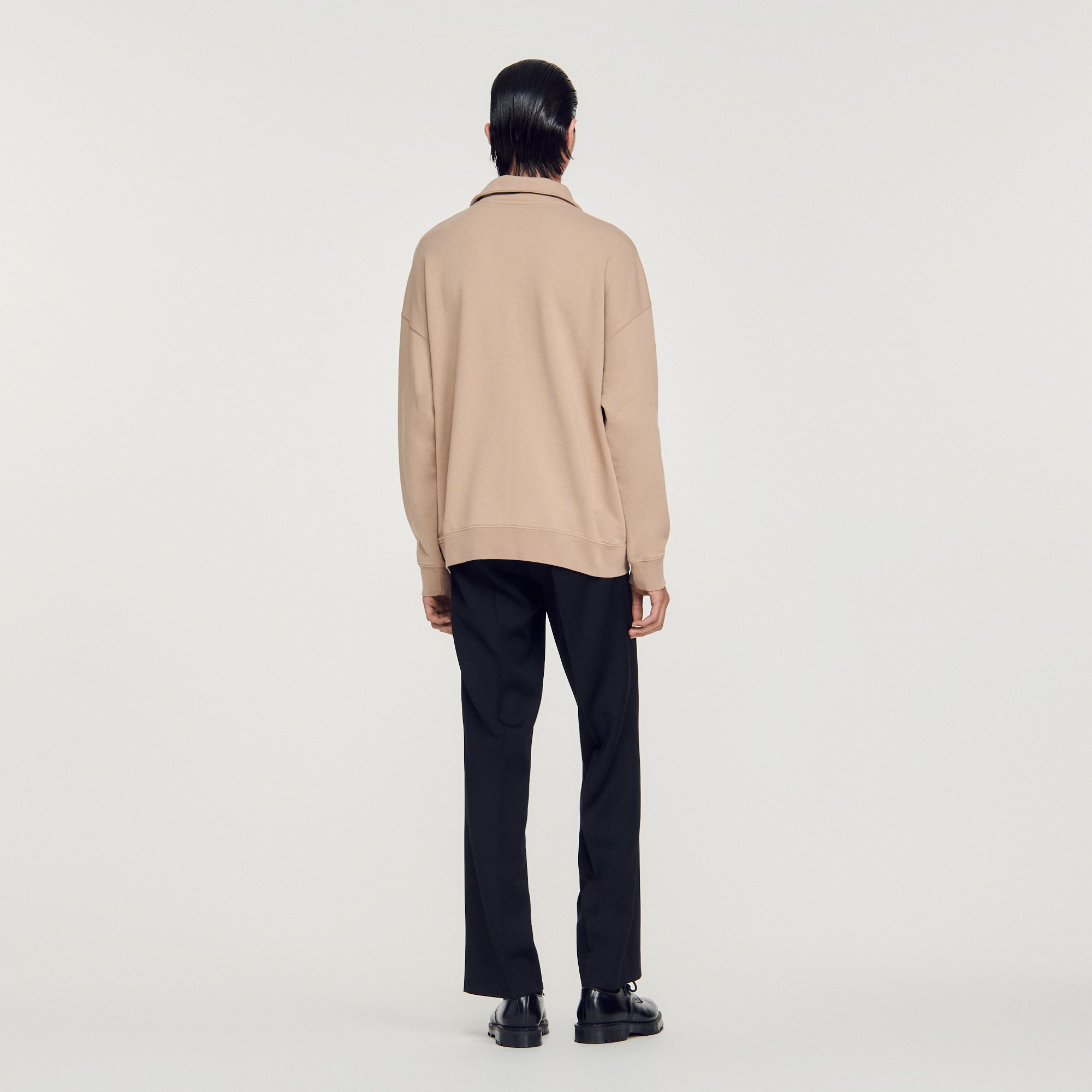 Oversized trucker-style sweatshirt - 6