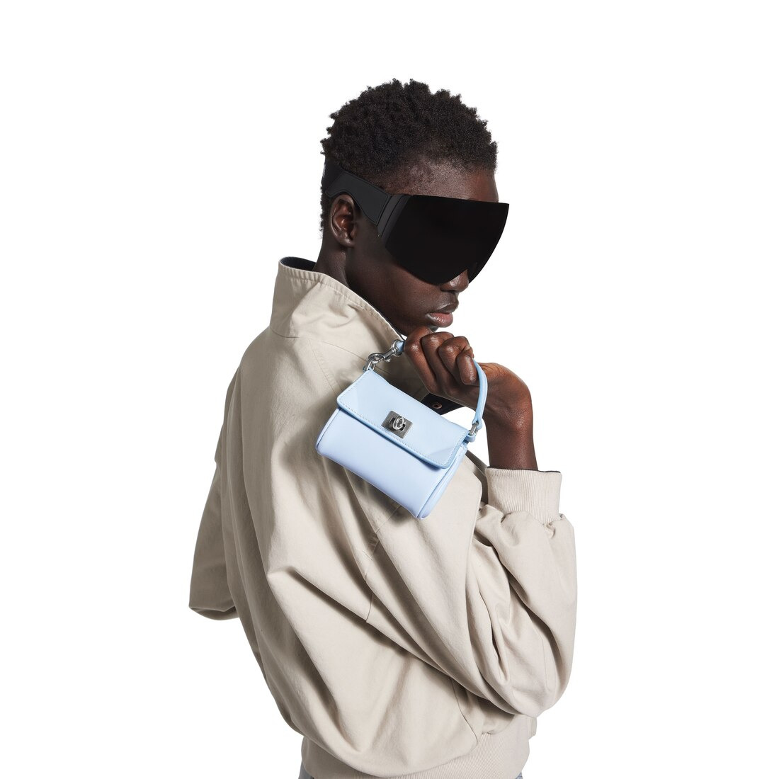 Women's Rodeo Micro Bag Charm in Cloudy Blue - 7