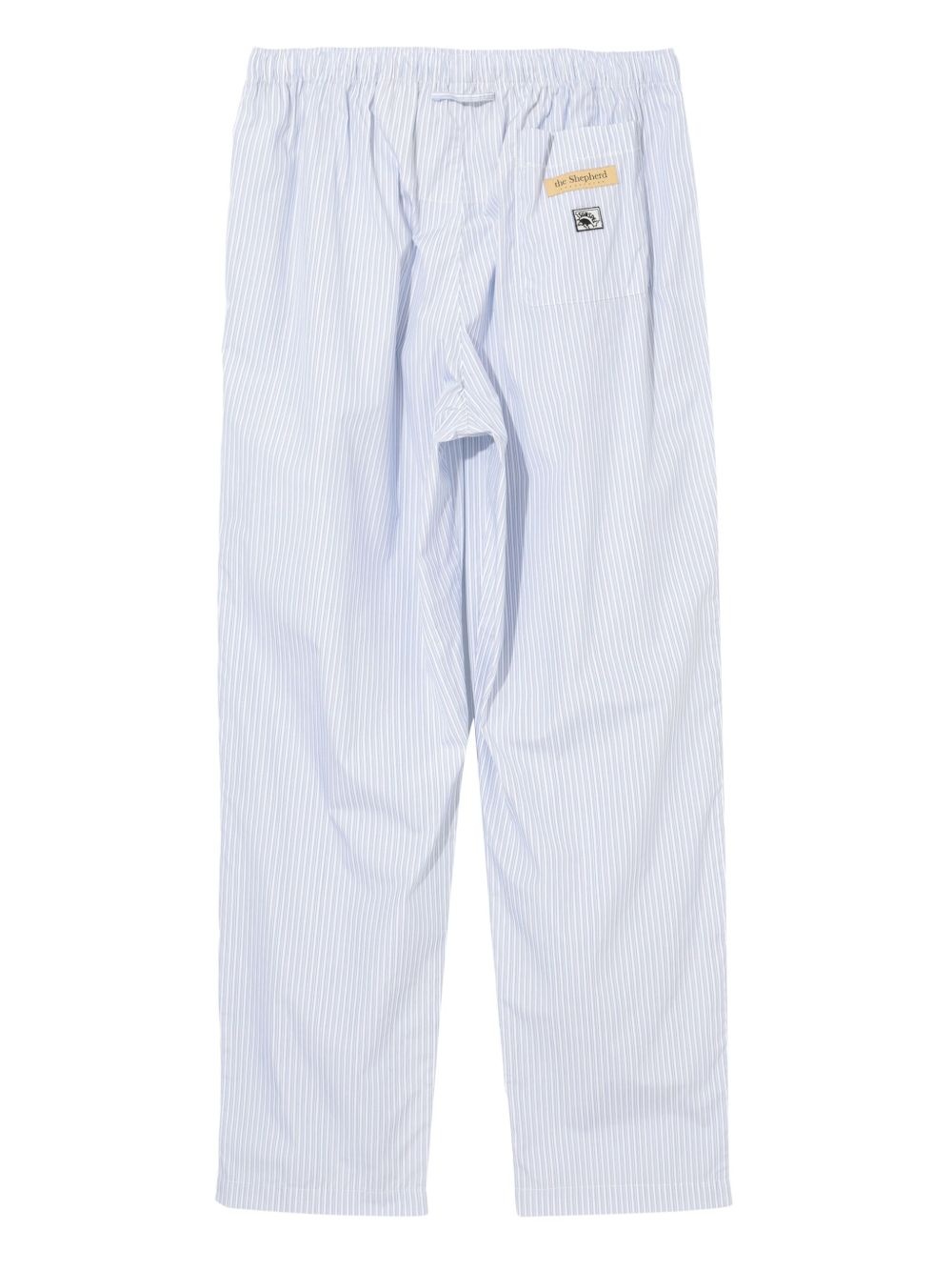 striped elasticated trousers - 2