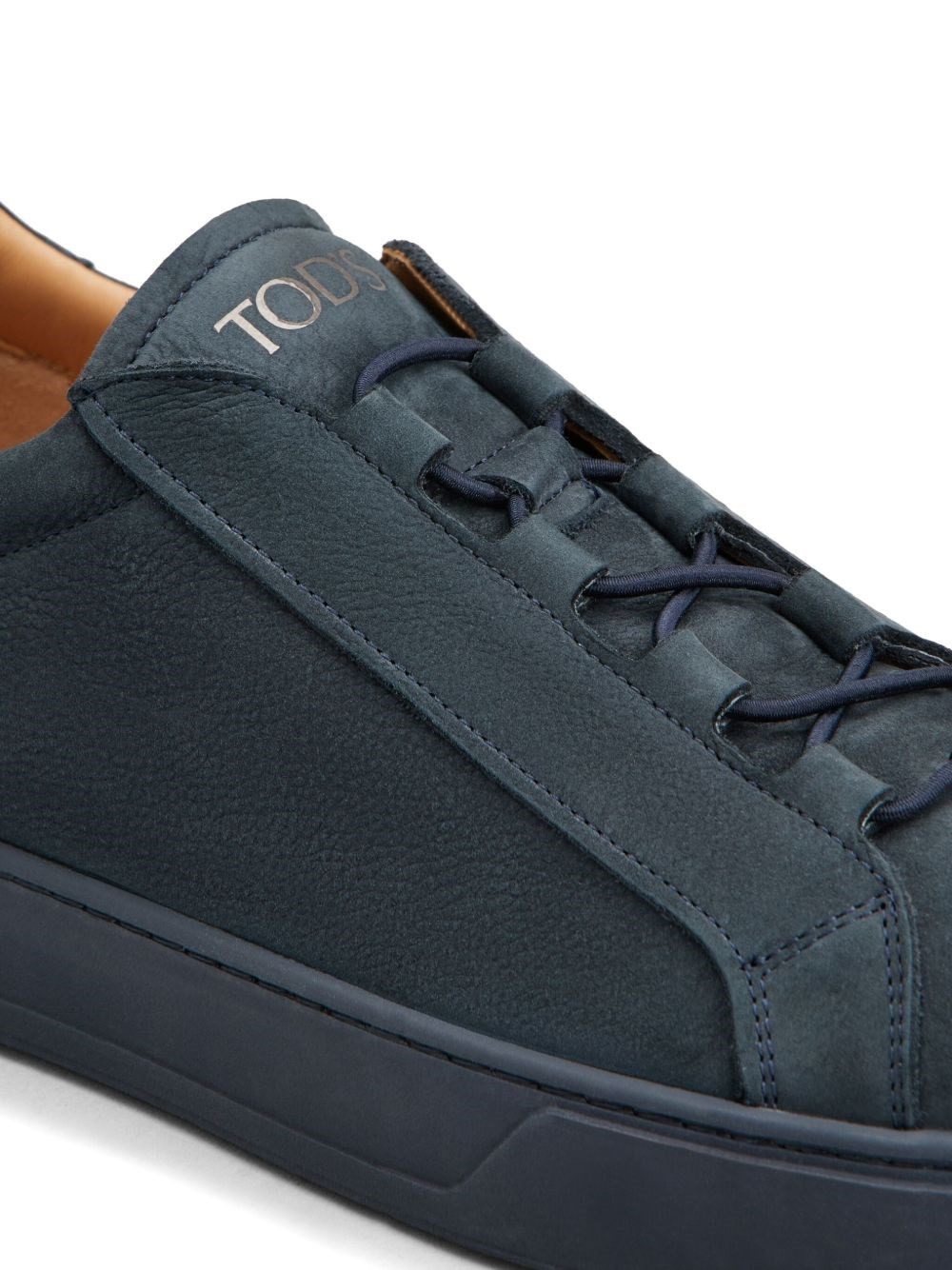 Nabuk sneaker with logo - 5
