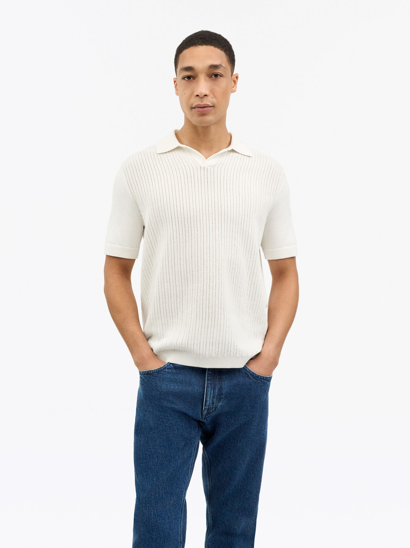 Eoin P Rib-Knit Polo 2