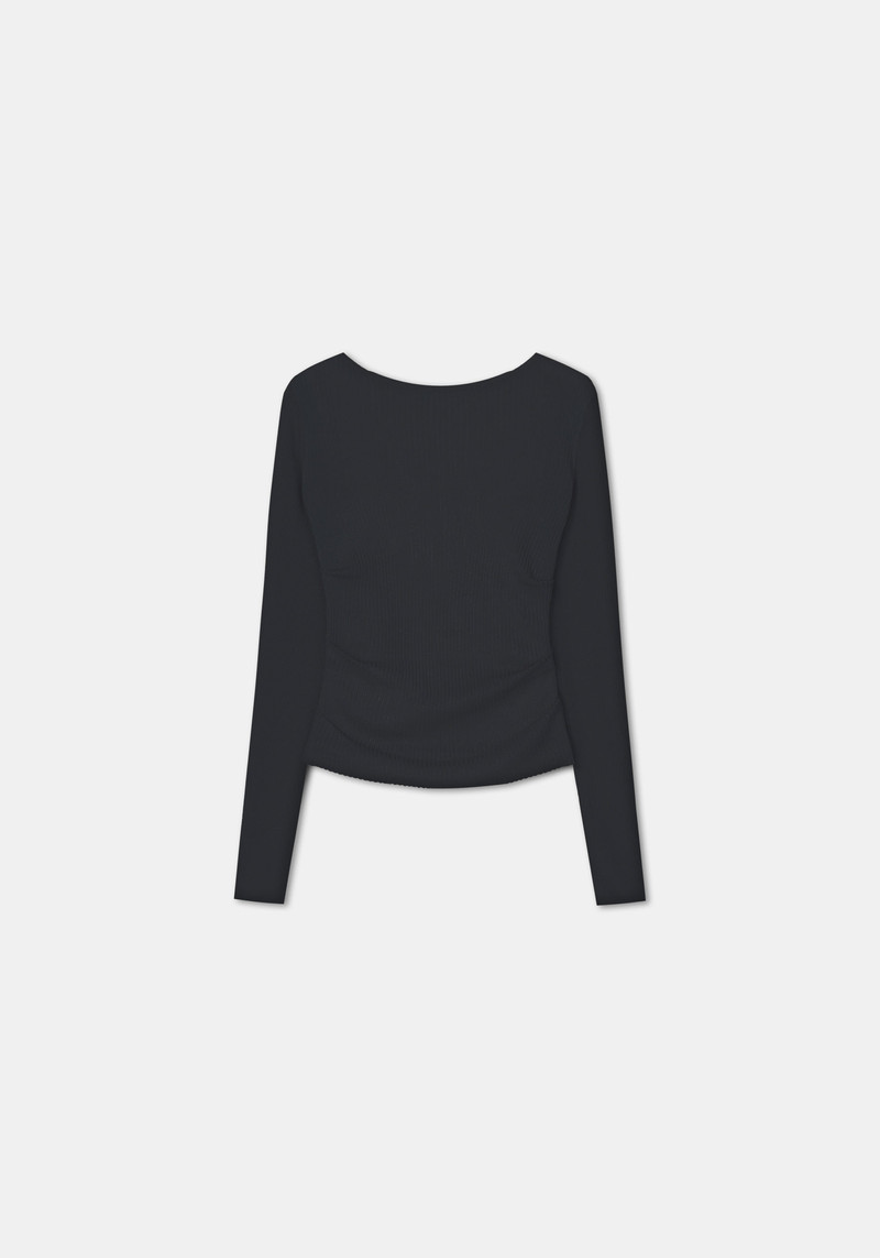 BRITTANY Gathered long sleeved top 5