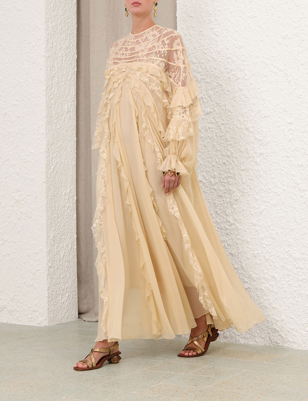 REBELLION SPLICE BILLOW DRESS - 3