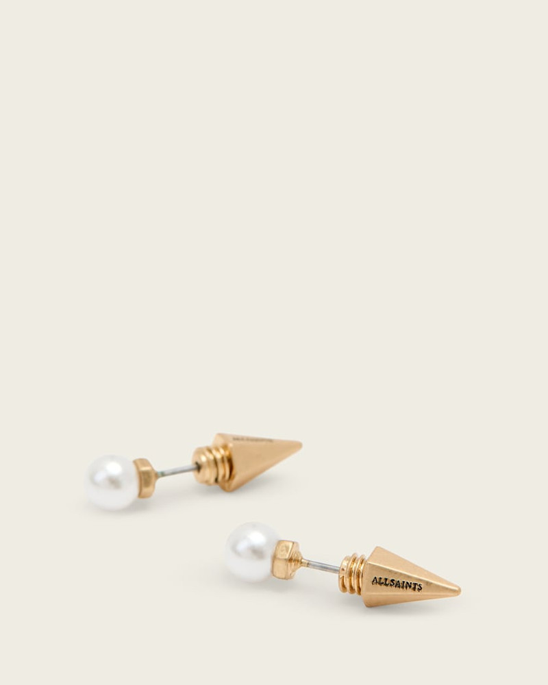 HAZEL SMALL PEARL STUD EARRINGS 1