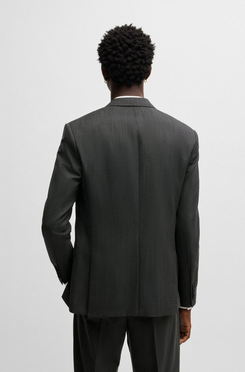 HUGO MODERN-FIT SUIT IN MICRO-PATTERNED PERFORMANCE-STRETCH FABRIC outlook