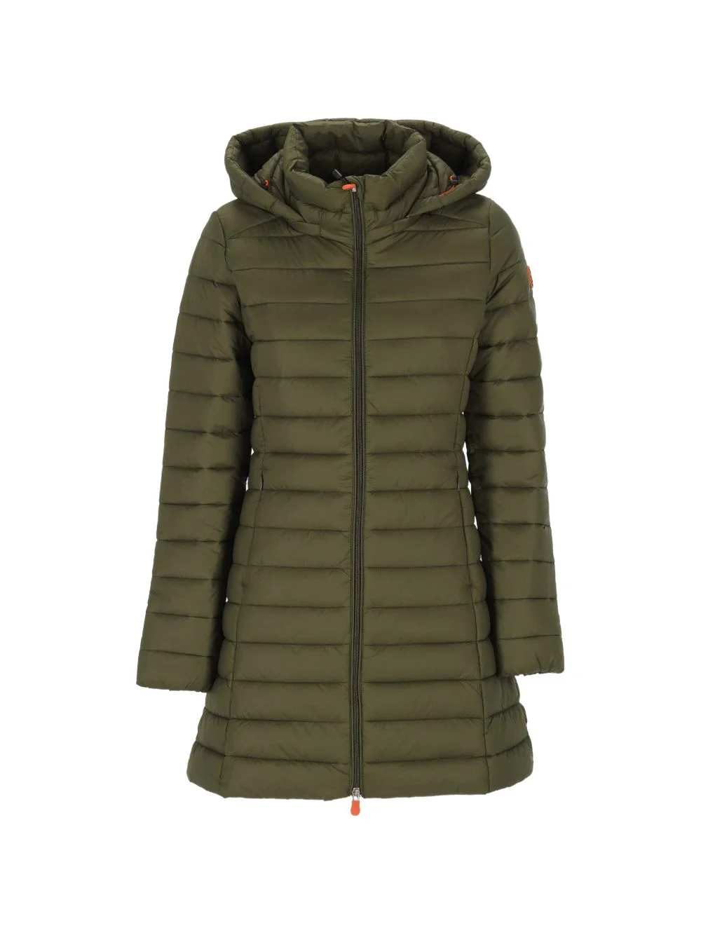 quilted hooded coat - 1