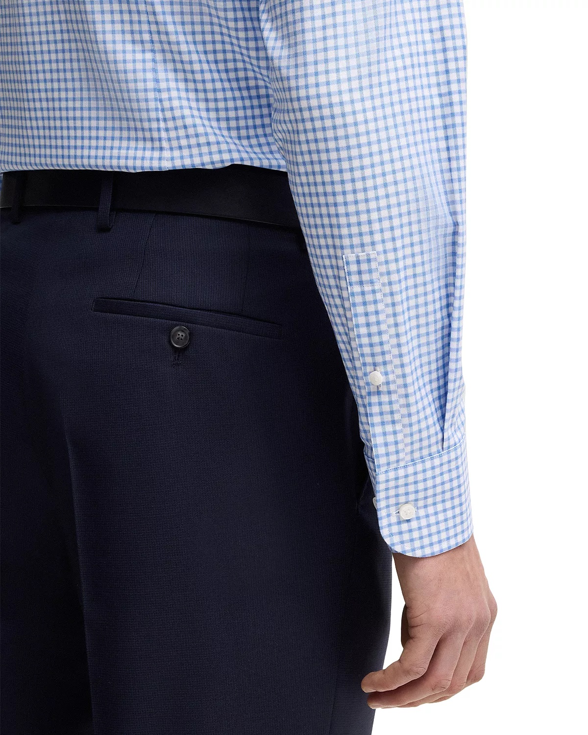 Hank Slim Fit Check Dress Shirt - 5