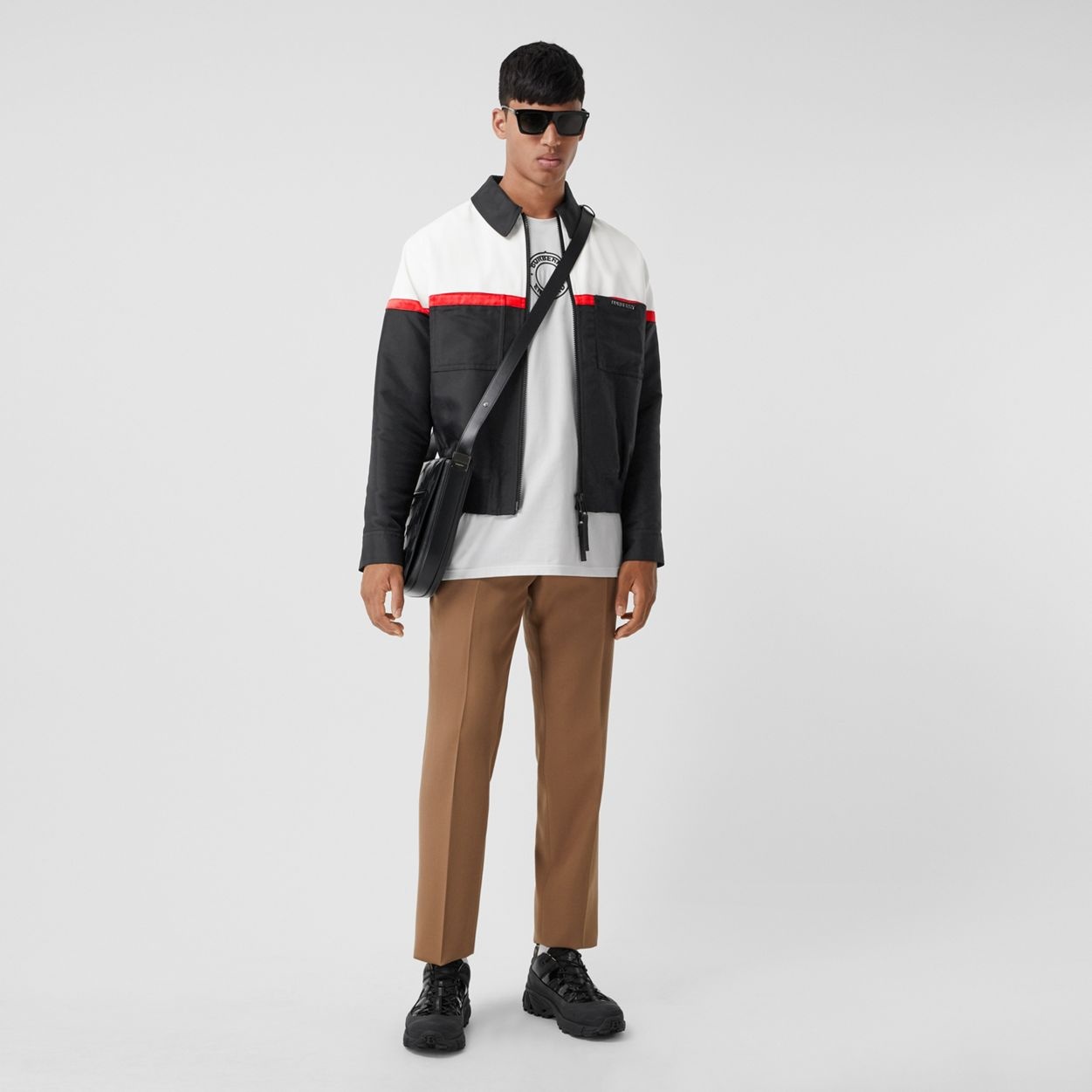 Tri-tone Technical Wool Harrington Jacket - 6