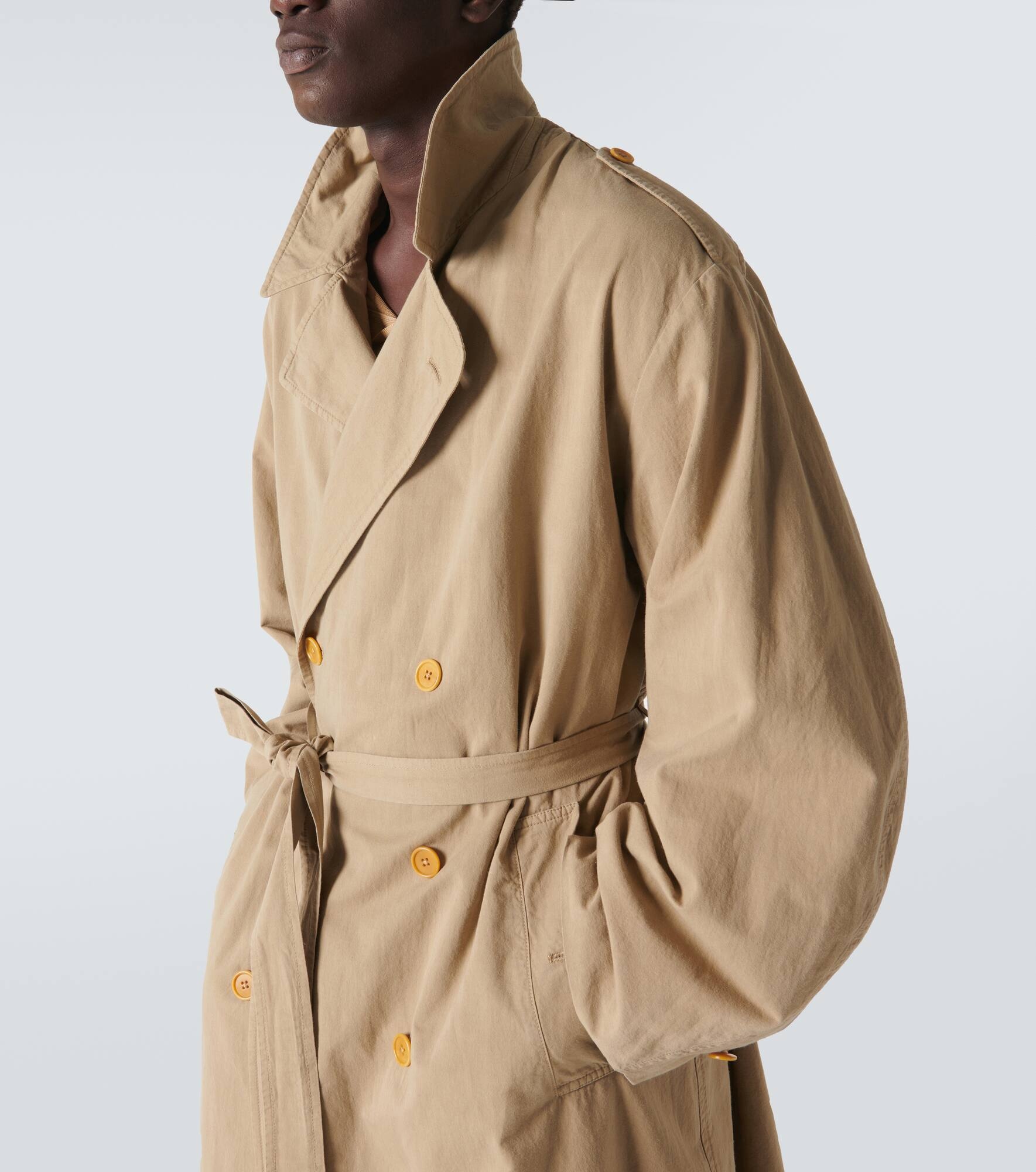 Montrose cotton and linen trench coat - 5