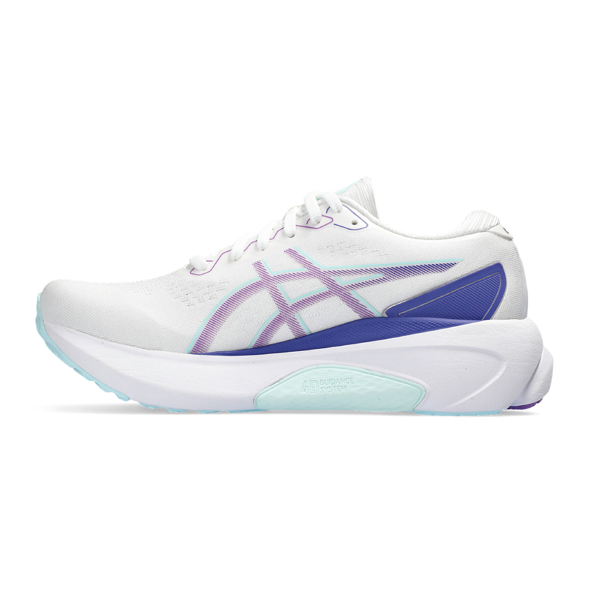 Asics Gel Kayano 30 - White - Cyber Grape - 2
