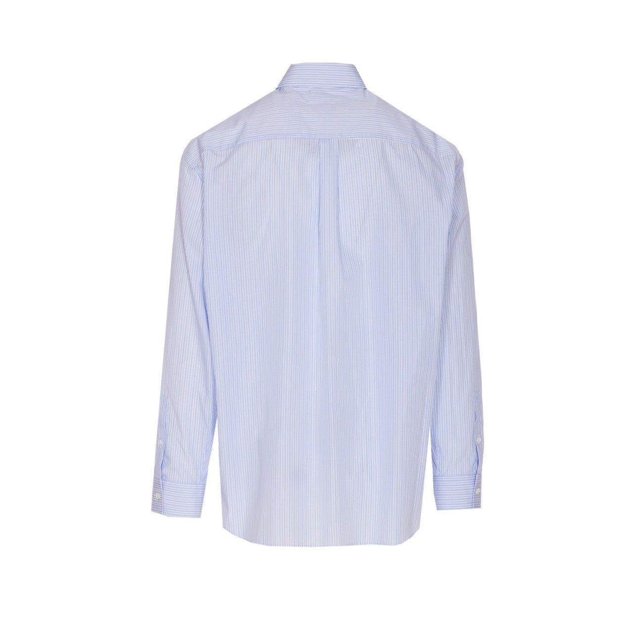 Bottega Veneta Men Stripe Cotton Poplin Shirt - 3