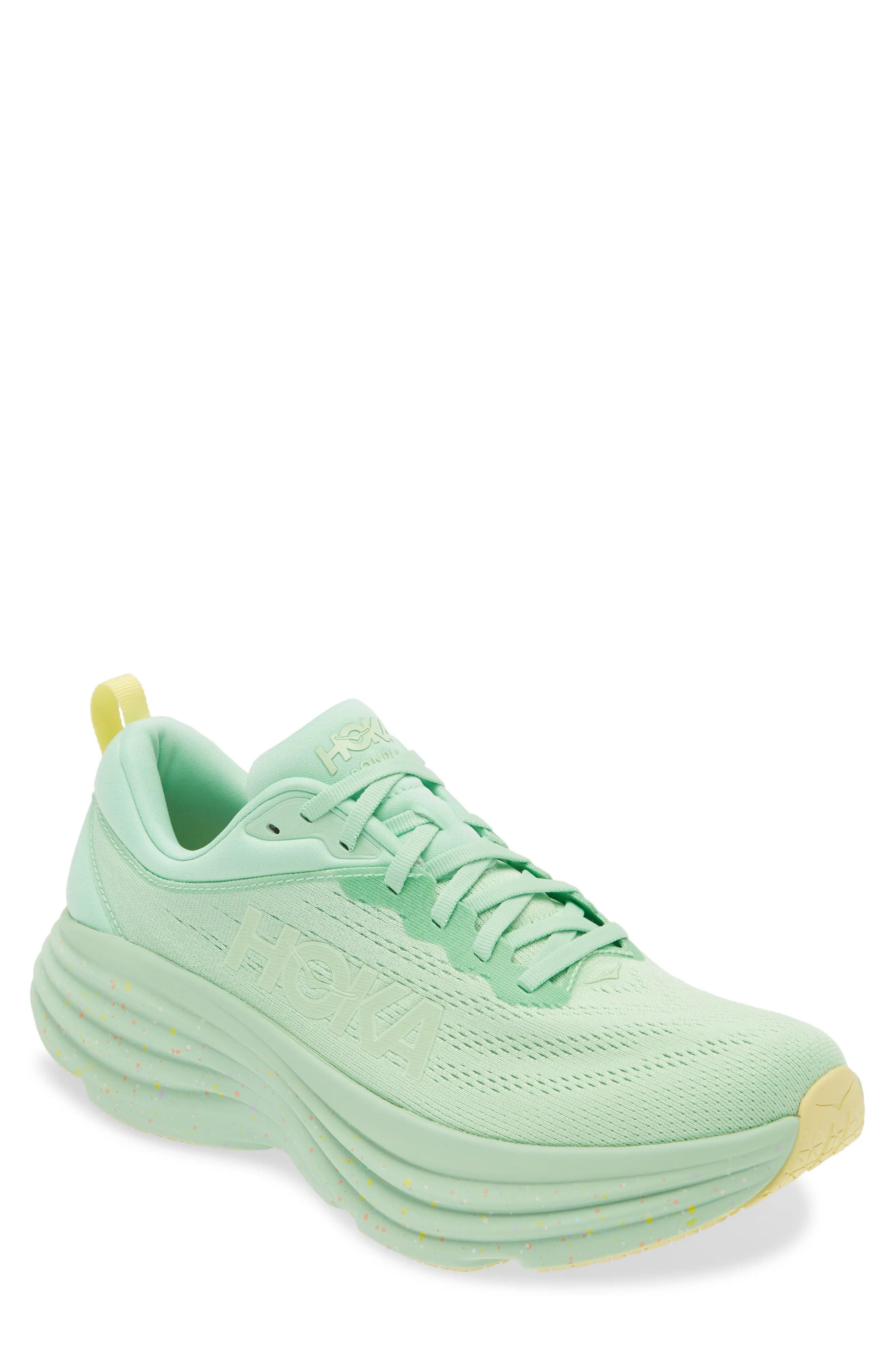 Bondi 8 Running Shoe in Lime Glow /Lemonade - 1