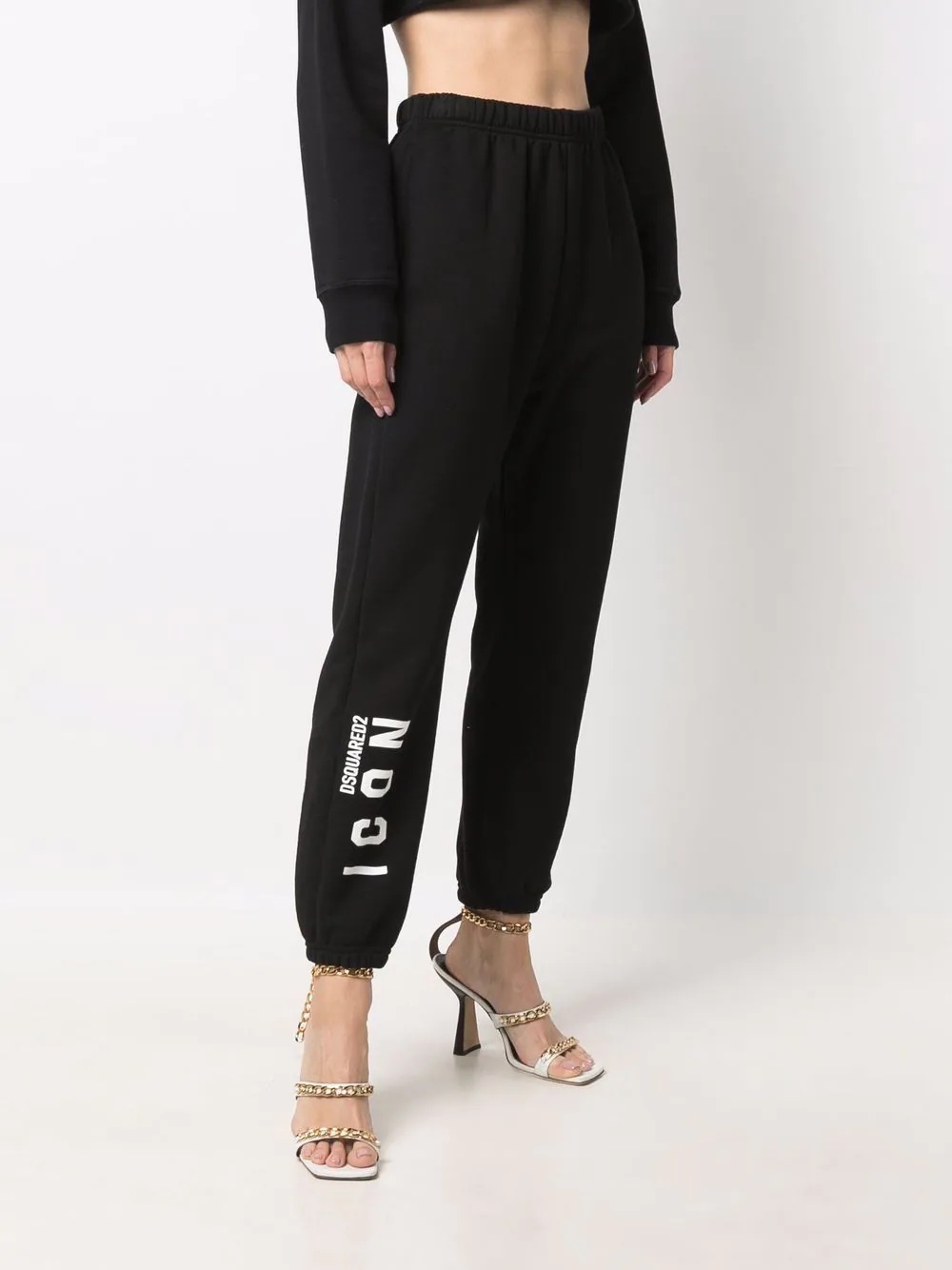logo-print track pants - 3