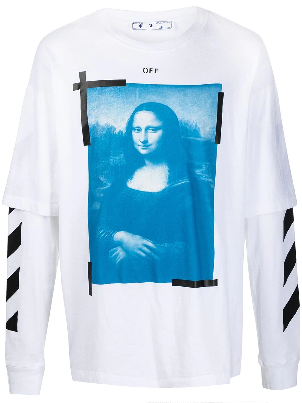 Mona Lisa graphic-print long-sleeve T-shirt - 1