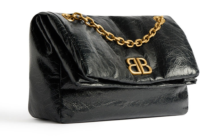 (WMNS) Balenciaga Monaco Small Chain Bag 'Black' 7659662AAR81000 - 3
