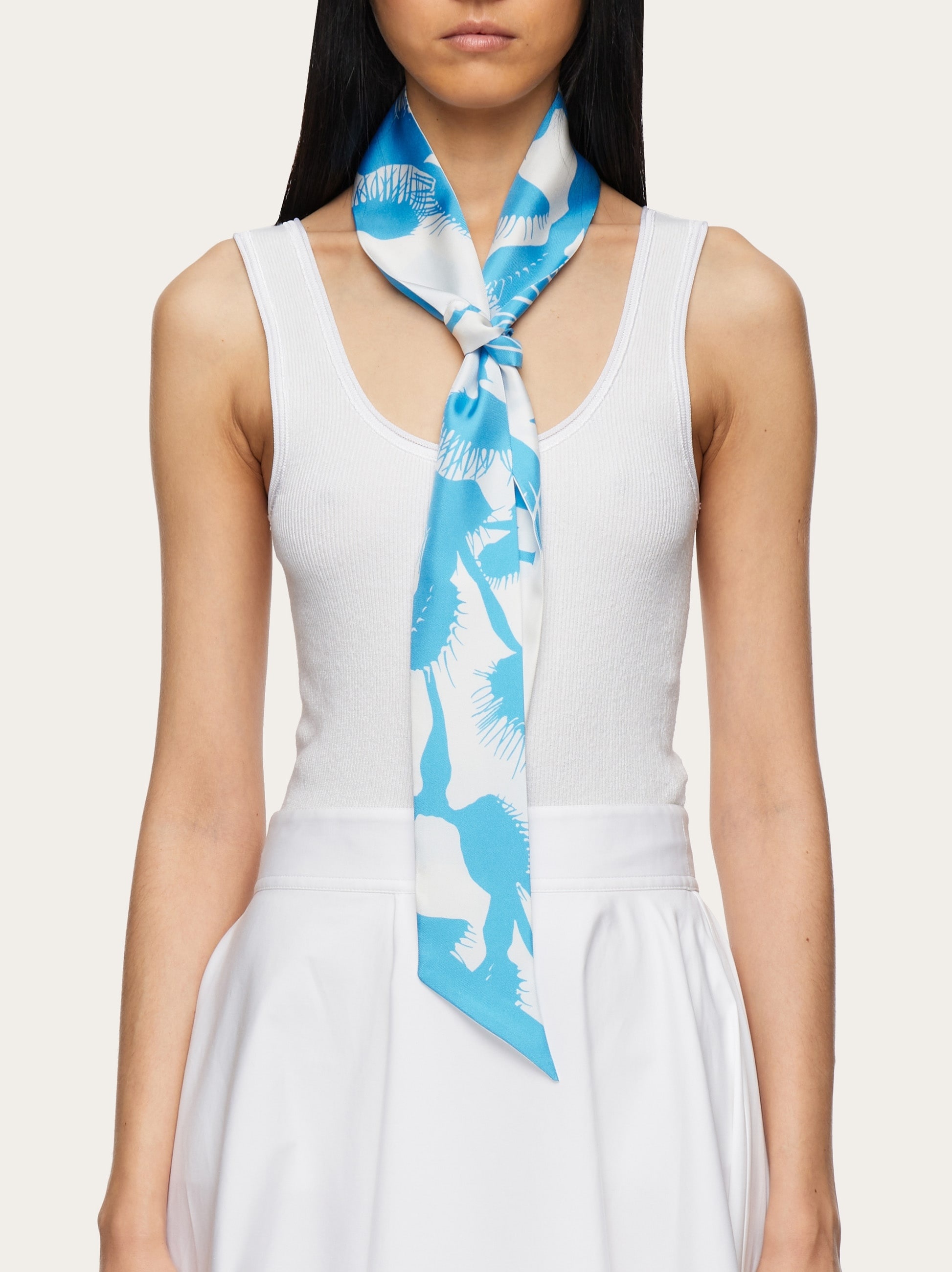 Venus print silk mini bandeau - 2