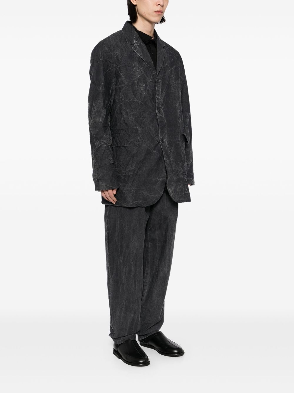 flap pockets blazer - 3