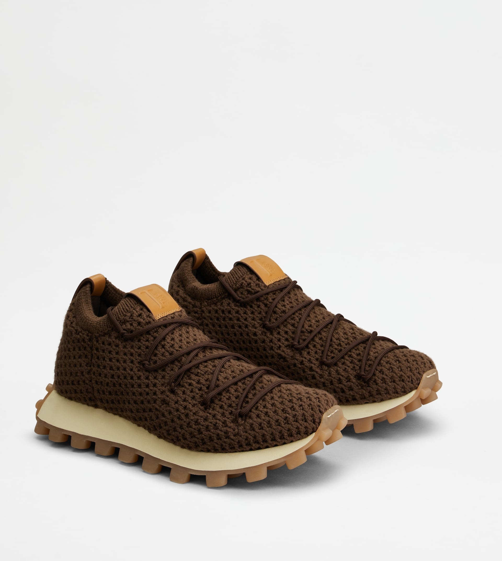 SNEAKERS TOD’S 1T IN FABRIC - WHITE, GOLD - 3