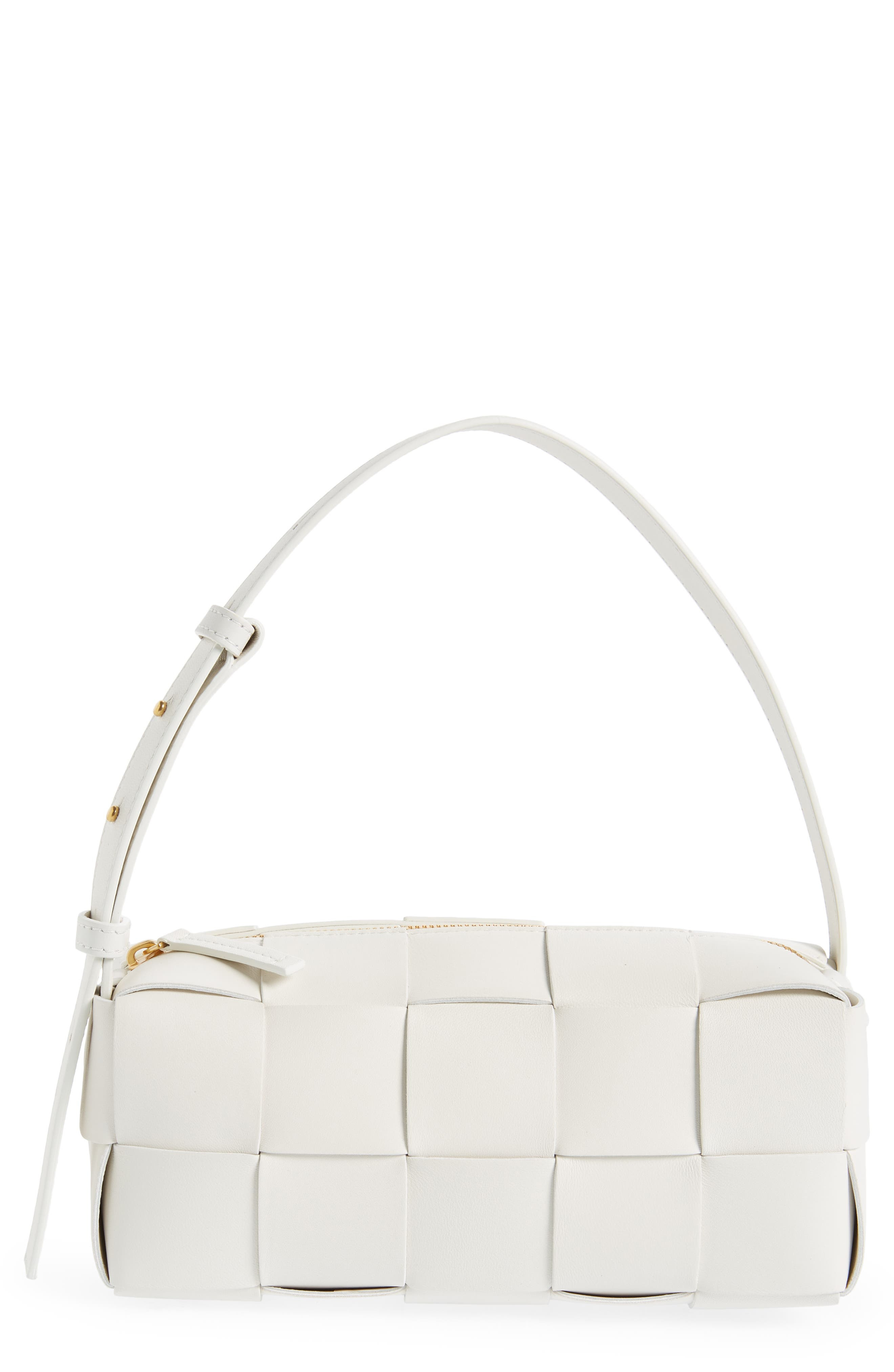 Brick Intrecciato Leather Shoulder Bag - 1