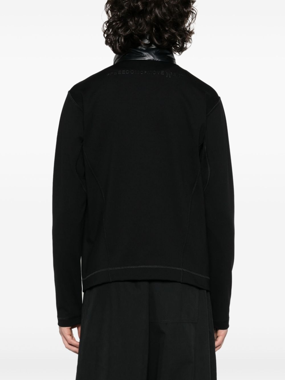 quilted zip-up jacket - 4