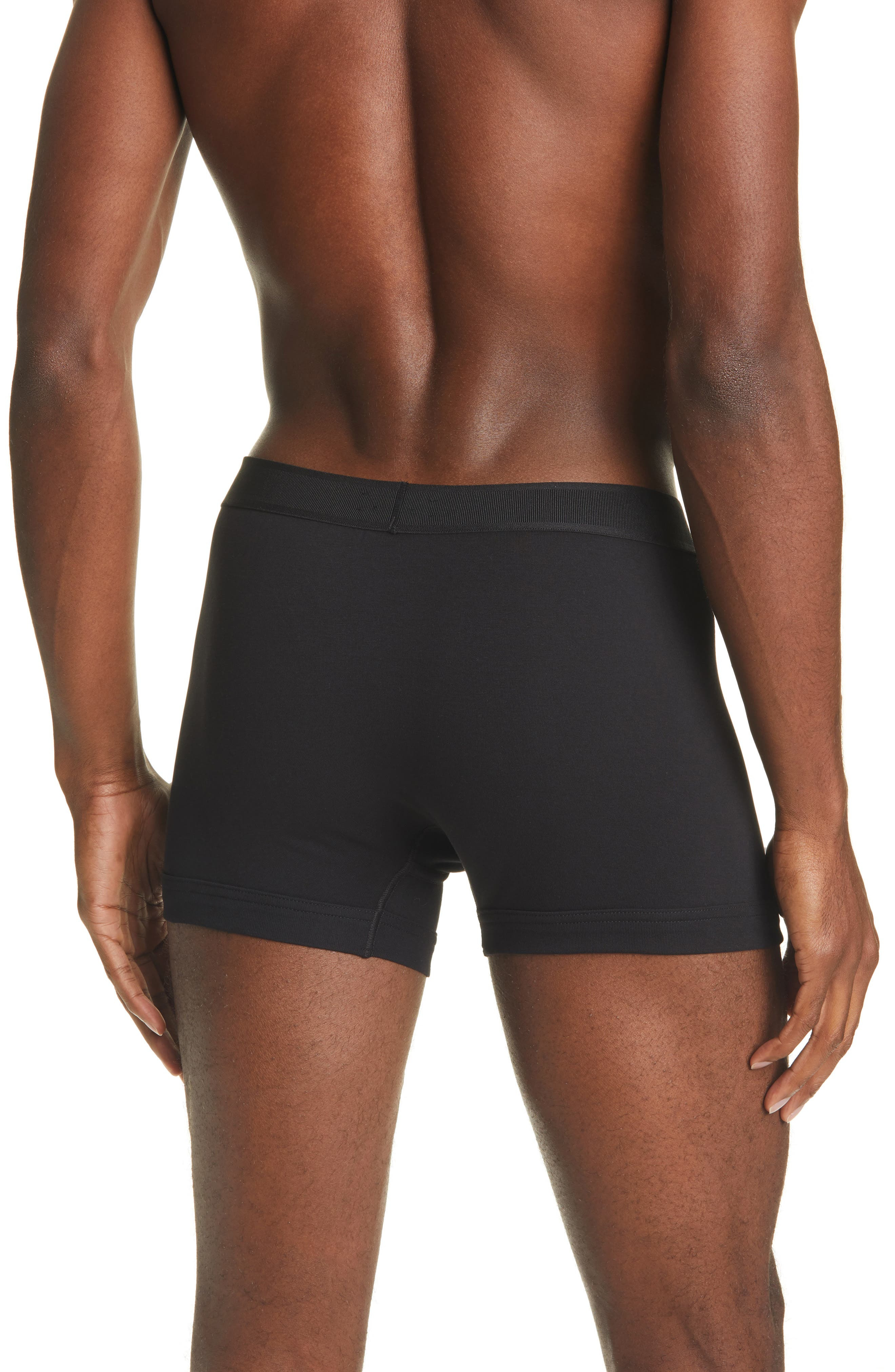 TOM FORD 2-Pack Cotton Jersey Boxer Briefs in Black at Nordstrom - 2