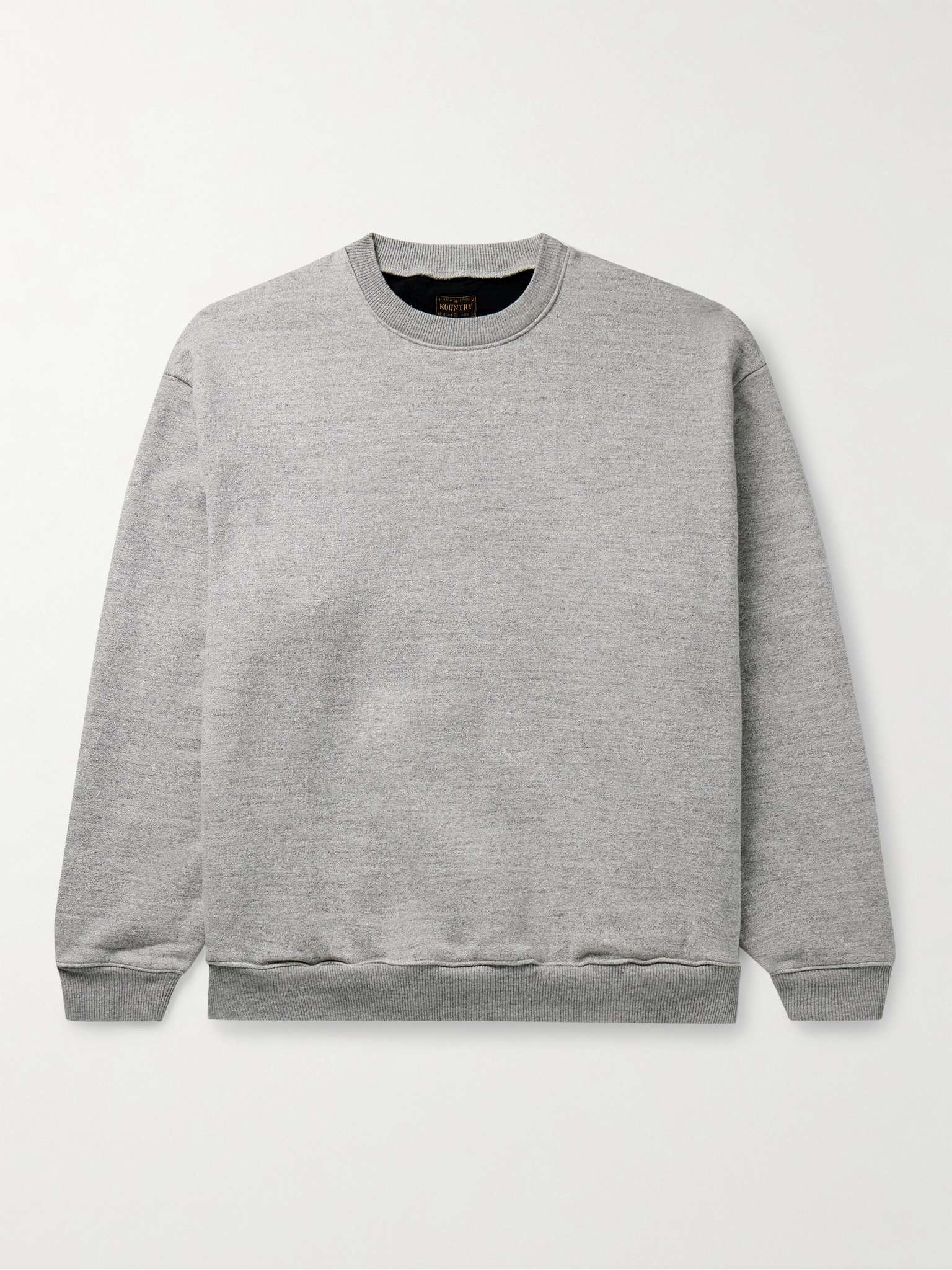 Kapital Patchwork Cotton-Jersey and Cotton and Linen-Blend