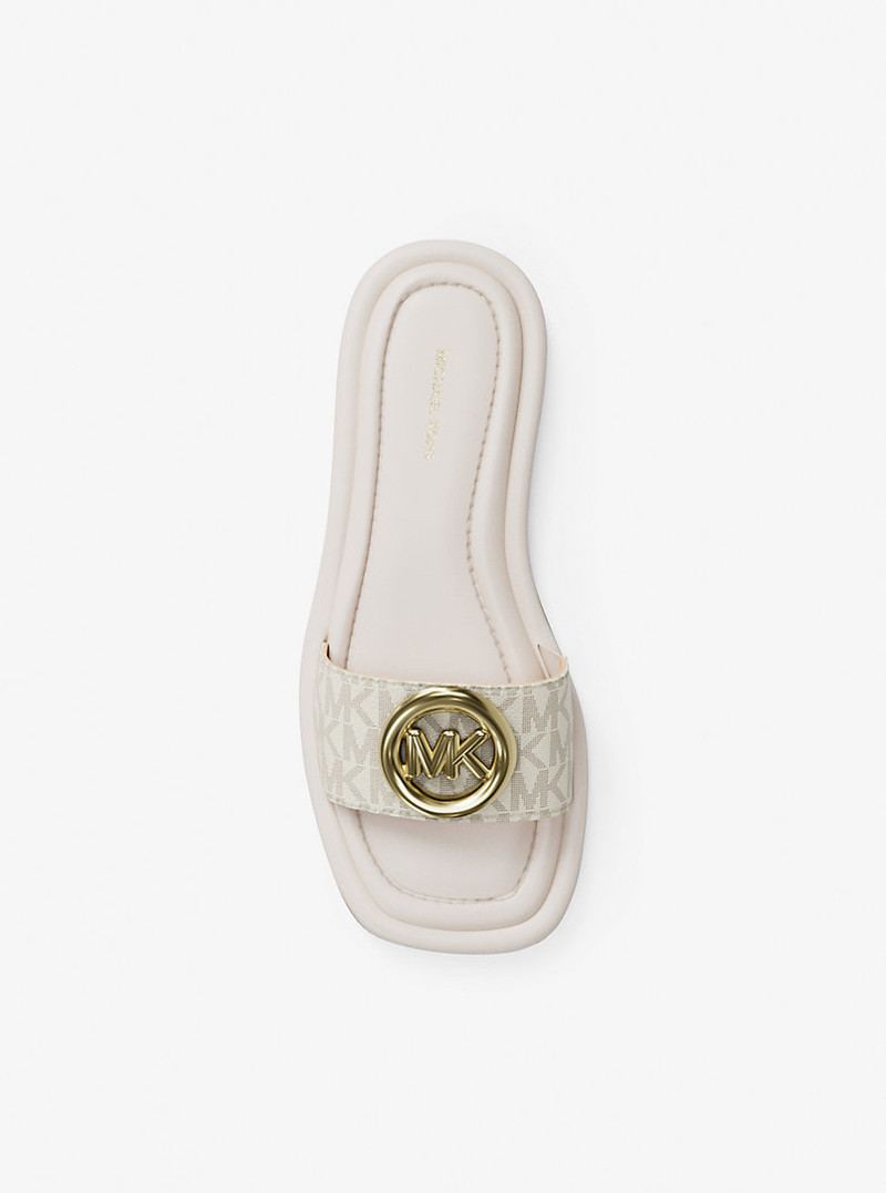 Milan Signature Logo Slide Sandal 5