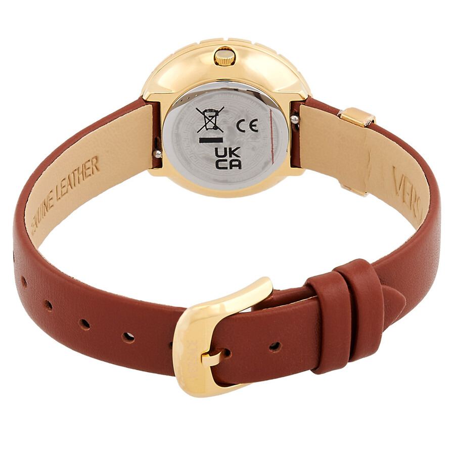 Versace La Greca Quartz Gold Dial Ladies Watch VE8C00124 - 3