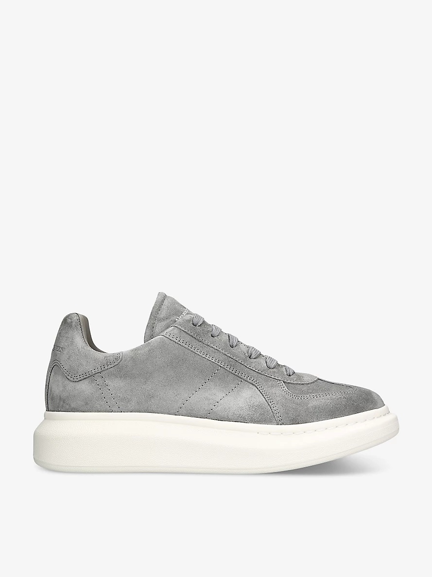 Alexander mcqueen show leather trainers online