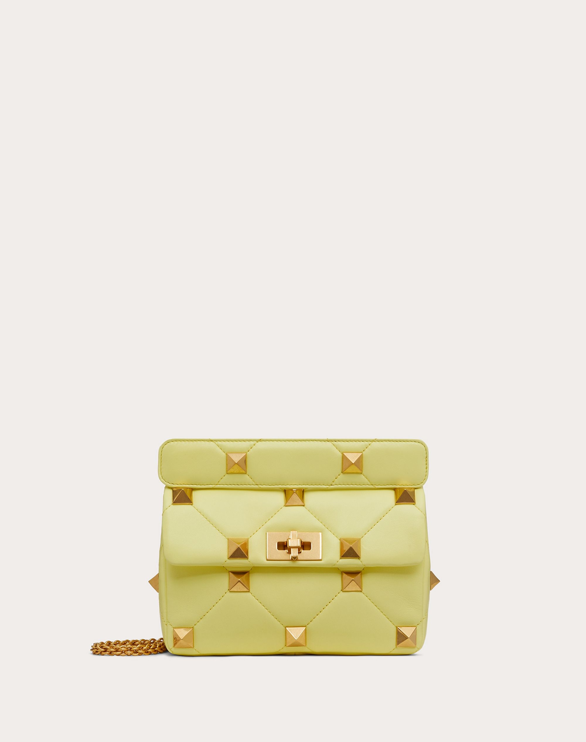 Medium Roman Stud The Shoulder Bag in Nappa with Chain - 1