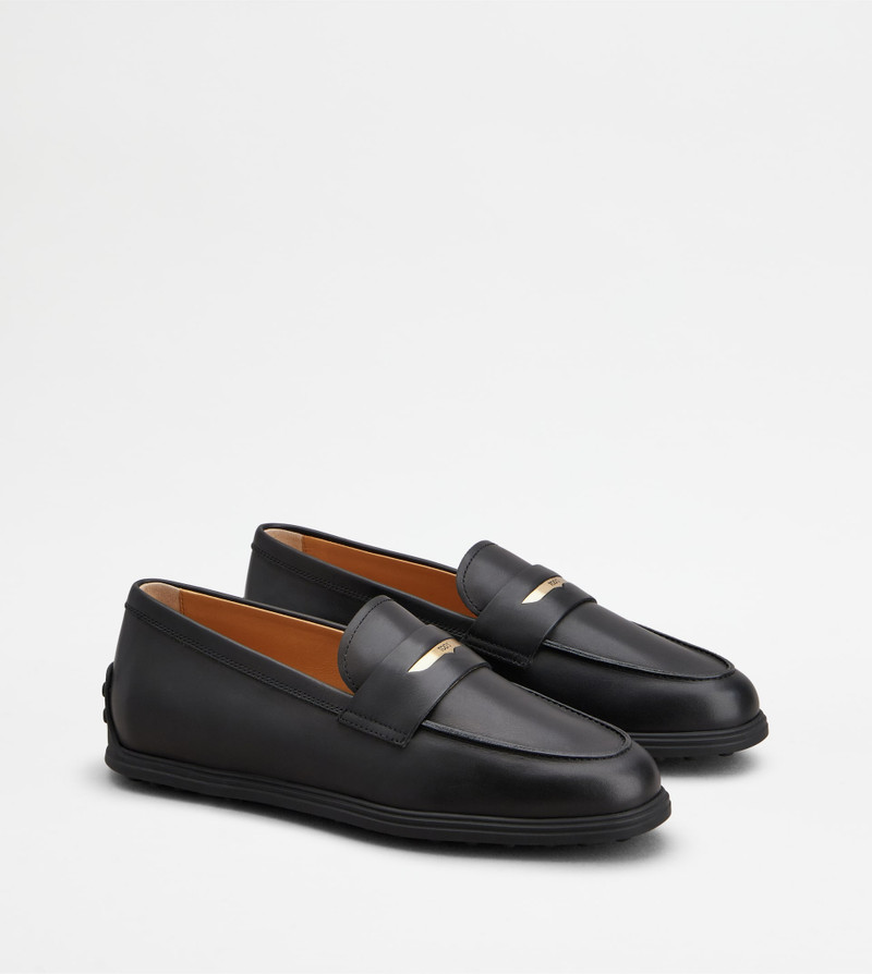 LOAFERS IN LEATHER - BLACK 2