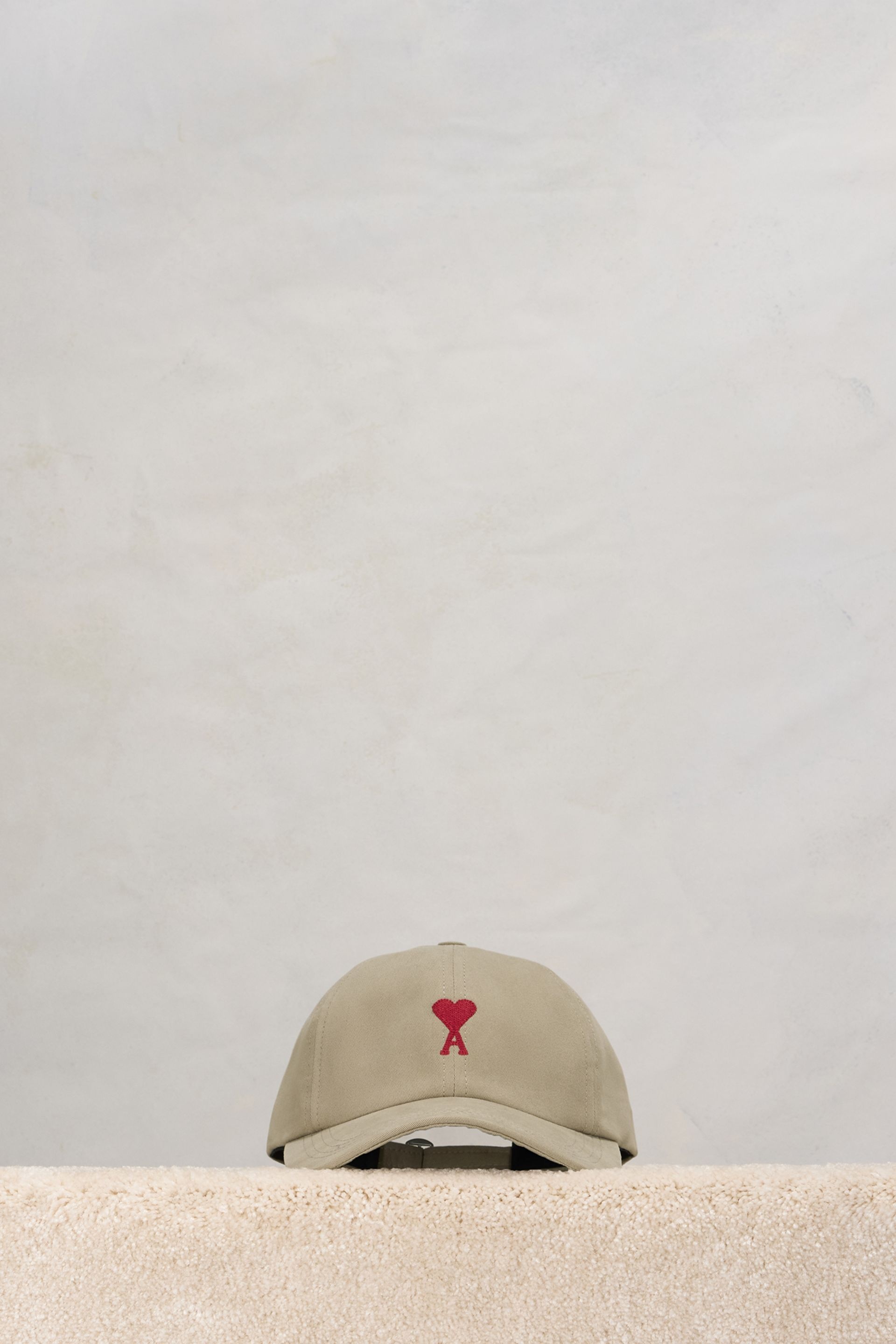 Red Ami De Coeur Embroidery Cap - 1