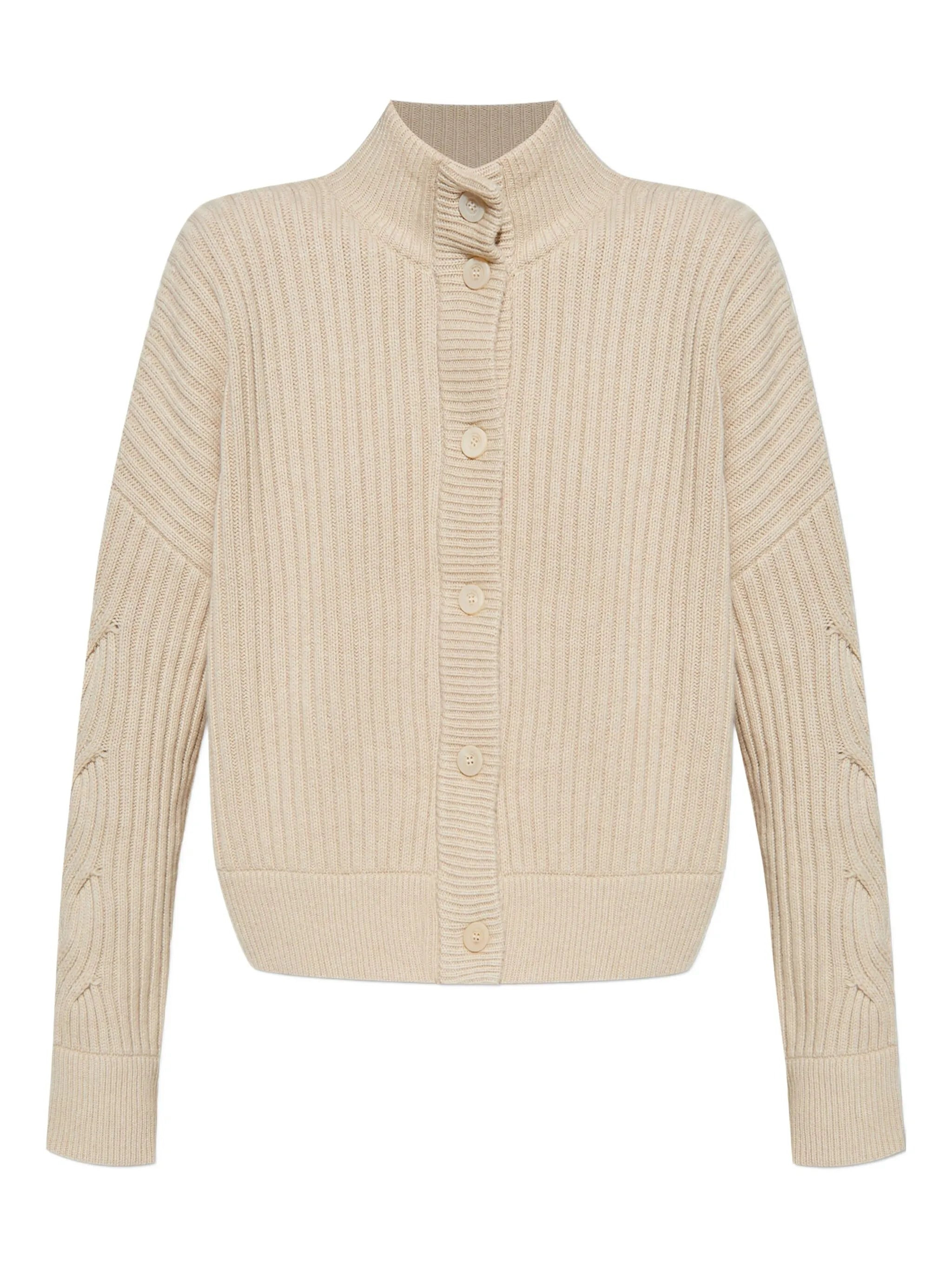 Max Mara Cable-knit Ribbed Cardigan - 1
