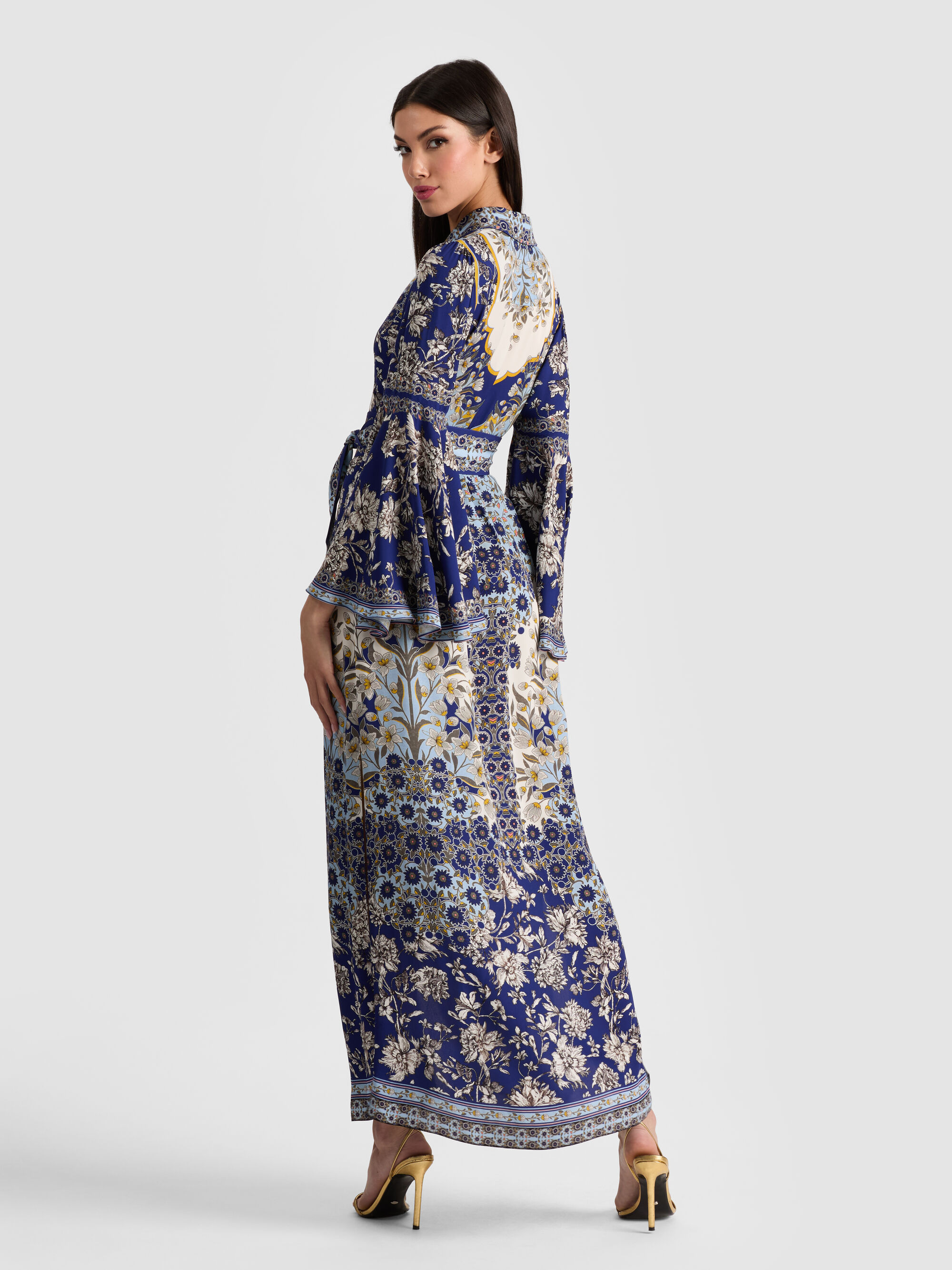 CHASSIDY BELL SLEEVE DRESS - 4