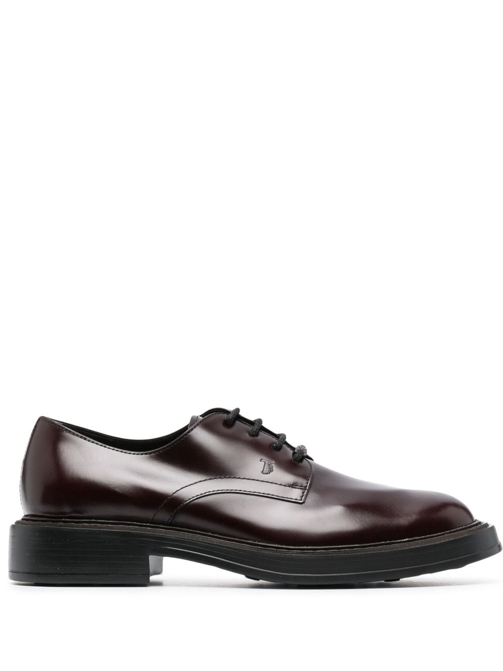 round-toe lace-up shoes - 1